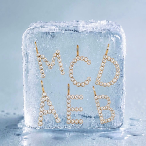 Mini Taşlı Harf Charm